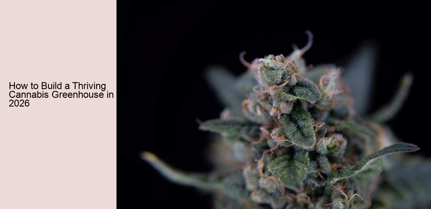 How to Build a Thriving Cannabis Greenhouse in 2026